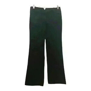 BCBG MaxAzria Carrie  Flared Pants Midrise Stretchy Dark Navy